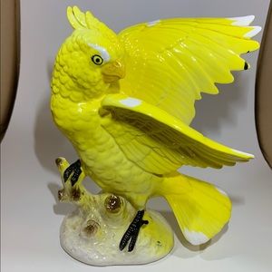 Nippon Yoko Boeki Yellow Parrot Antique from Japan